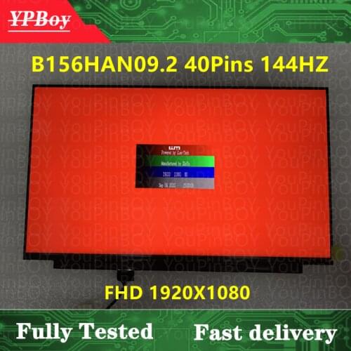 15.6 inch B156HAN09.2 FHD 1920X1080 144HZ 40Pins LCD Display Screen matrix FRU: 5D10X01150