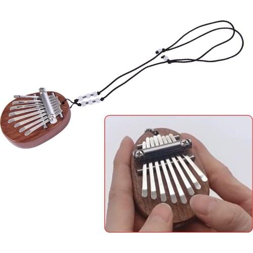 Mini Kalimba 8 Keys Thumb Piano Great Sound Finger Keyboard Musical Instrument