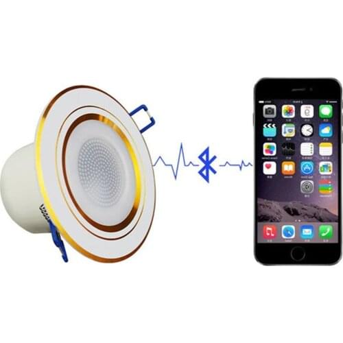 Mobile Phone Bluetooth Control LED Ceiling Downlight APP Remote Control LED Round Downlight for Bar Cafe Dining Room Parlor