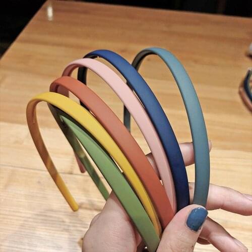 Solid Female Frosted Bezel Headband Turban Hairband For Women Lady Hair Hoop Hair Accessories Headwear Headdress Elegant