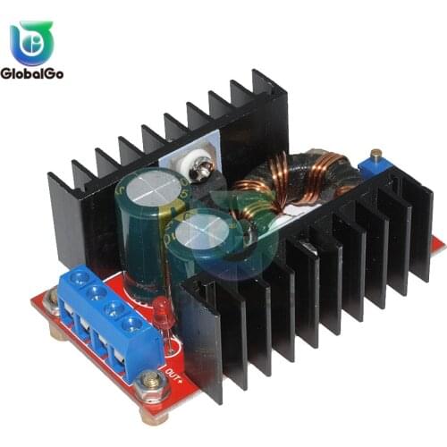 10-30V to 12-35V Step Up CV CC 150W 10A DC DC Boost Converter Car Power Supply LED Driver Charger Adjustable Voltage Regulator