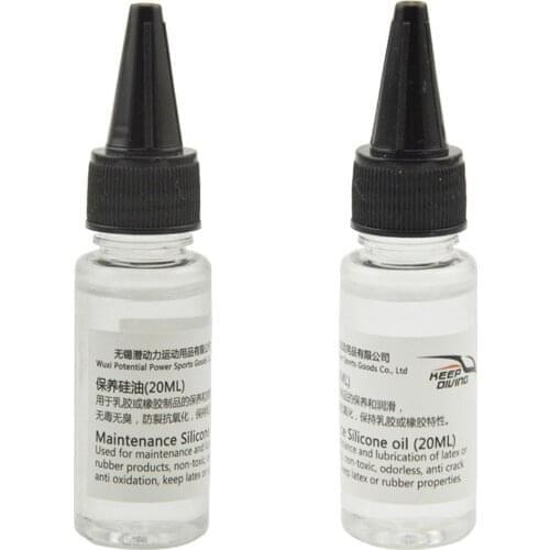 20ML Maintenance Silicone Oil Anti Oxidation Lubricant Oil Liquid Wax On For Diving Shoes Wetsuit Latex Tube Rubber Speargun