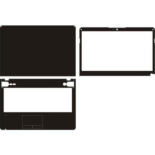 Carbon fiber Leather Laptop Sticker Decal Skin Cover Protector for Samsung q468 14"