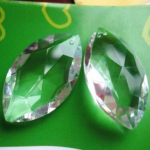 Top Quality 84pcs/lot 63mm Factory Price Clear Crystal chandeliers Pendants, Glass Lighting Suncatcher Decorative Accessories