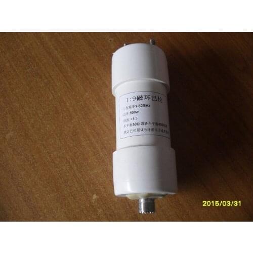 1pcs 1:9 1-30Mhz Ratio 500W Balun short radio balun for HF Amateur Radio Dipole Ant