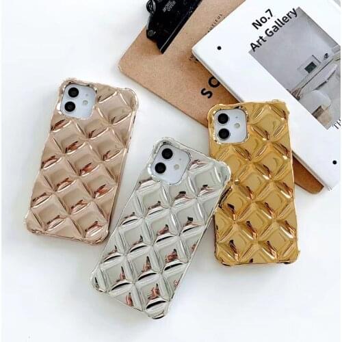 BrlingBrling Case for IPhone 12 11 Pro Max X 12mini XS Max XR Diamond Shiny Womens Trendy Phone Case for SE2020 Plus Skin Cover