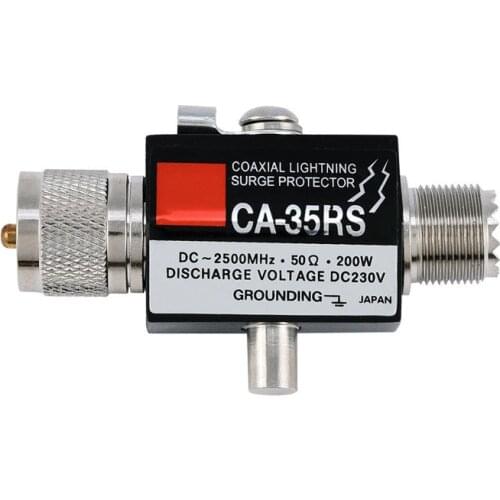 CA-35RS Outdoor Antenna Protect Arrester Radio SPD Coaxial Lightning Surge MPG UHF Male to Female Connector Repeater Adapter