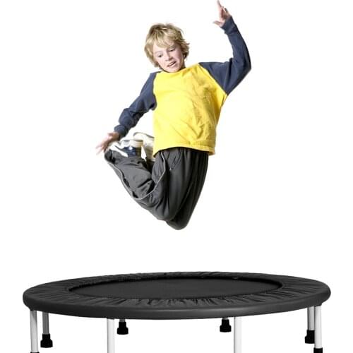 40"/50" Black Tear-Resistant Trampoline Edge Cover Spring Cover Mini Trampoline Cover Full-cover Foldable Trampoline Accessories