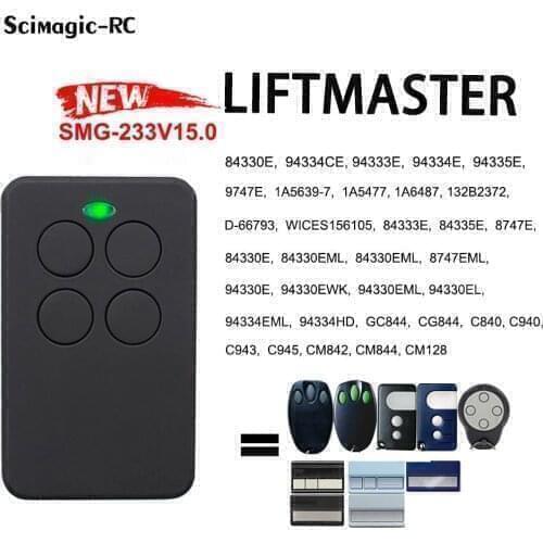 Chamberlain Liftmaster Motorlift 94335E Replacement Remote Control 1A5639-7 Garage Door Remote Control 433.92mhz Transmitter