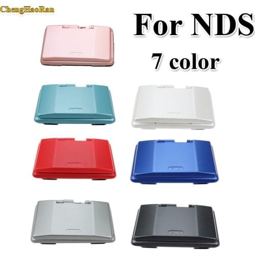 ChengHaoRan 7 Colors Pink Blue Red Black Green White Silver Full Replacement Housing Case Cover Shell Kit For DS For NDS Console