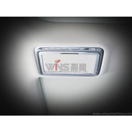For Mercedes Benz C Class Interior Mouldings Front Mirror Decorative Trim Cover Car Styling Accessories chrome