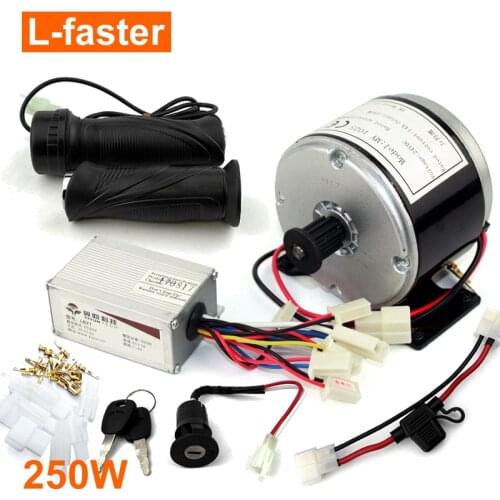 24V 250W Electric Scooter Motor Electric Bike Belt Drive MY1016 High Speed Belt MOTOR 250W Electric Scooter Conversion Kit