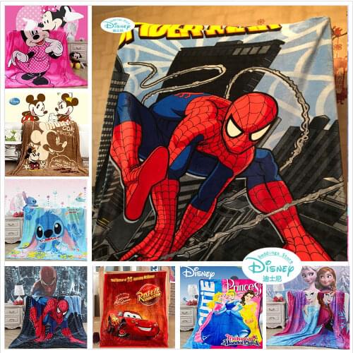 Disney Stitch Marie Cat Coral Fleece Fuzzy Blankets on Bed Sofa Air Condition Sleeping Cover Throws Bedsheet for Kids Girls