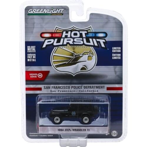 GreenLight 1:64 1994 Jeep Wrangler YJ Alloy model car Metal toys for childen kids diecast gift