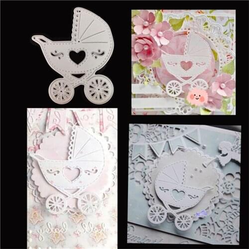 Love Baby Carriage Metal Cut Dies Stencils for Scrapbooking Stamp/Photo Album Decorative Embossing DIY Paper Cards