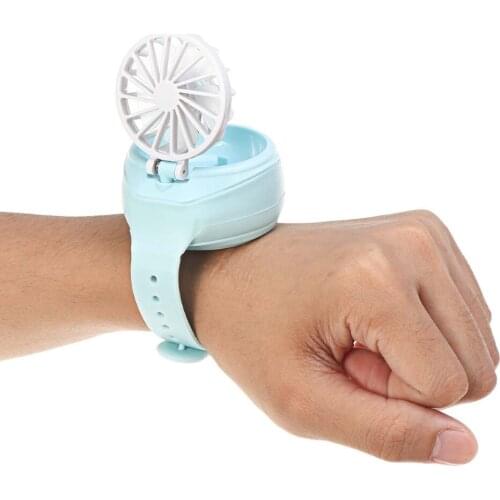 Watch Fan USB Charging Three-gear Adjustment Mini Small Fan Childrens Student Creativie Gift