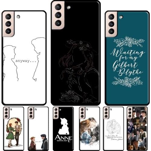 Gilbert Anne with an E Soft Case For Samsung Galaxy S21 Ultra Note 20 10 9 S8 S9 S10 Plus S20 FE Phone Cover