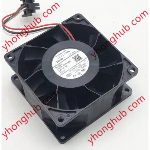 NMB-MAT 3115RL-05W-B66 EQ5 DC 24V 0.50A 80x80x38mm 4-wire Server Fan