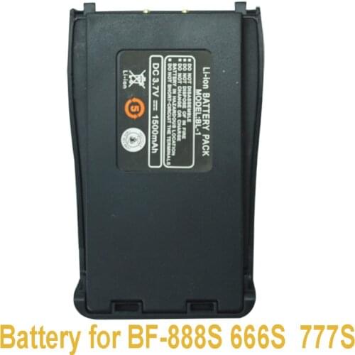 New Baofeng original battery 1500mah for baofeng Bf-888S 666S 777S walkie-walkie two-way radio