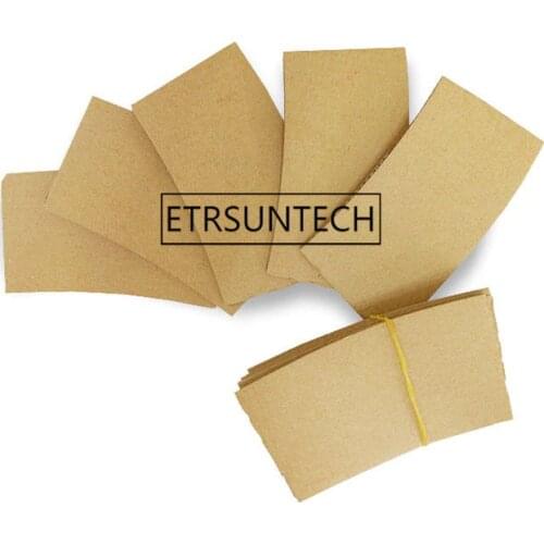 Disposable Cup Sleeve for 12/16oz Cups Blank Double-deck Kraft Paper Coffee Tea Milk Cup Cover Anti-hot Customized