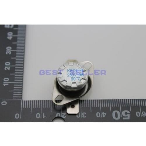 2pcs Temperature Switch 90C Thermostat KSD301 250V/10A normal closed