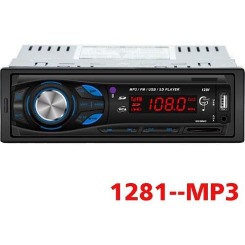 Support SD card U disk player car radio player MP3 In Dash MP3/USB/SD/AUX/FM Auto Car Audio Car Stereo player1281
