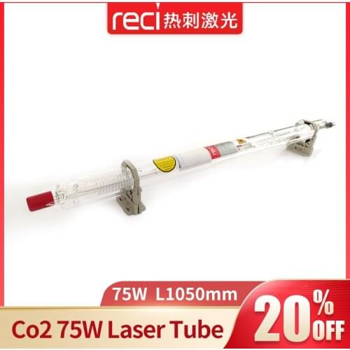 Reci W1 75W-90W Co2 Laser Tube Dia. 80mm for Co2 Laser Engraving Cutting Machine
