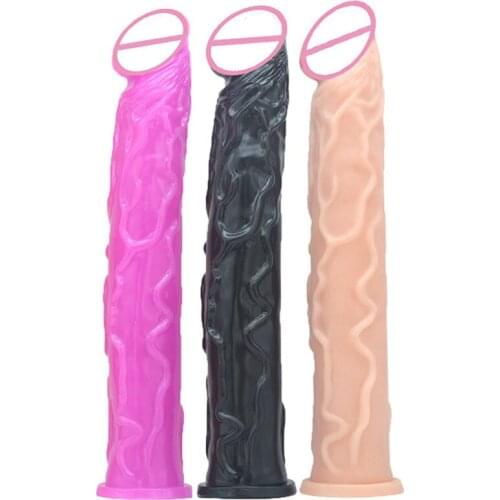 33*4.5cm Super Long Big Dildo Realistic Penis Artificial Fake Dick Adult Masturbator Large Dildo For Women Erotic Sex Toys