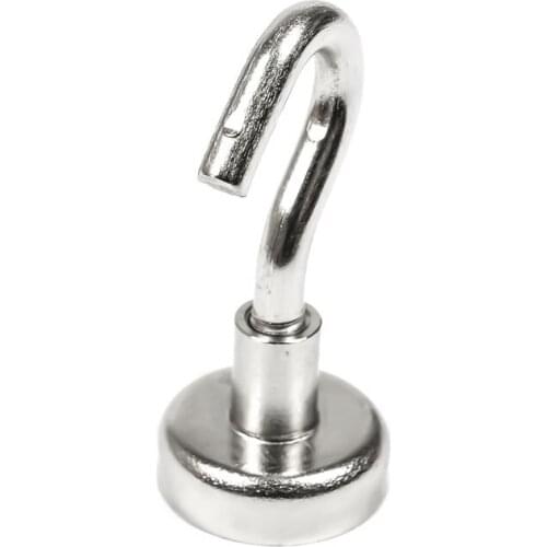 U-JOVAN 1pc Mini Diameter of 16 mm Magnet Super Strong Hook Holder Hanger Magnets Home Kitchen Wall Hold