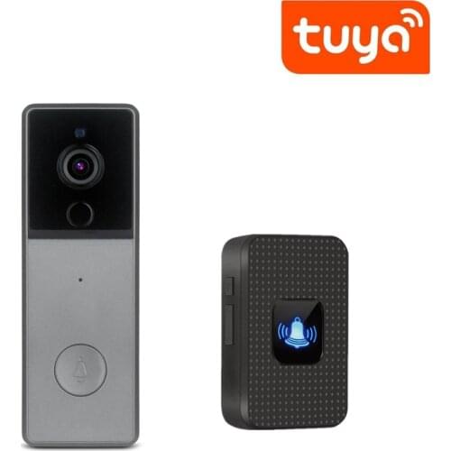 Tuya 1080P HD Video Doorbell Camera WiFi Wireless Doorbell Smart Home Door Bell Camera Outdoor Mini Video Intercom Two Way Audio