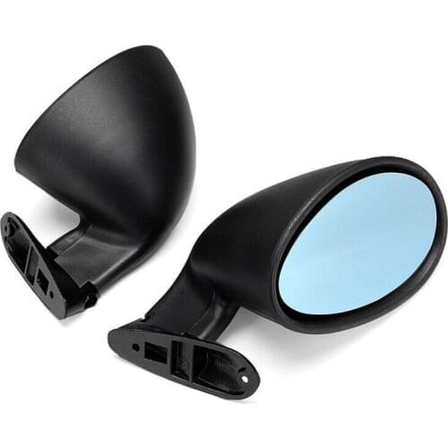 Pair California Mirrors Rearview Universal Custom Hot Rod Classic For Fiat Vitaloni Ford BMW Benz