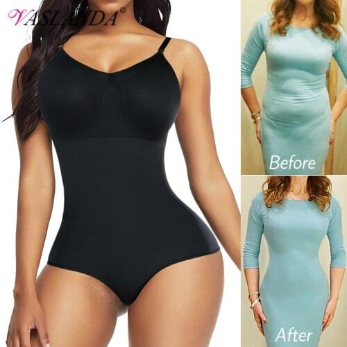 Women Shaping Full Body Shaper V-neck Summer Tops Waist Trainer Butt Lifter Bodysuits Postpartum Shapewear Slimming Underwear