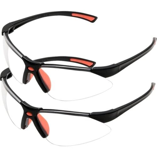 1/2Pcs Clear Factory Lab Work Safety Eye Protective Glasses Anti-impact Wind Dust Proof Goggles Anti Blue Light Glasses