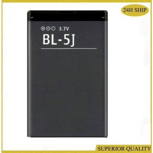 10PCS BL-5J Battery for Nokia 5230 5800 5233 3020 XpressMusic BL5J BL 5J N900 C3 Lumia 525 530 520 5900 1320mAh New