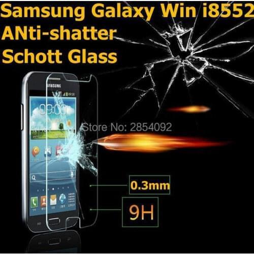 2Pcs Safety Guard Front Tempered Glass Protective Glass For Samsung Galaxy Win duos i8552 Gt-i8552 i869 Screen Protector Covers