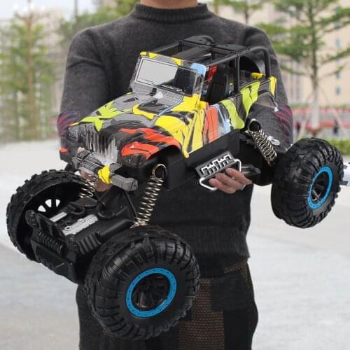 2021 New 1:18 4WD RC ith Led Lights 2.4G Radio Remote Control Cars Buggy Off-Road Control Trucks Toys for Children friend Gifts