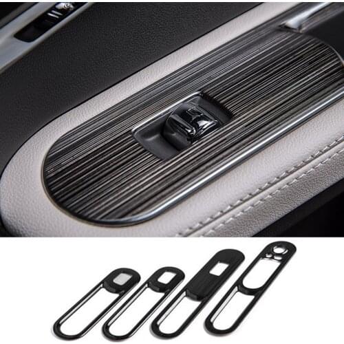 4pcs For Mini Cooper F60 Brand New Stainless Material UV Protected Mini Ray Style Window regulators Cover