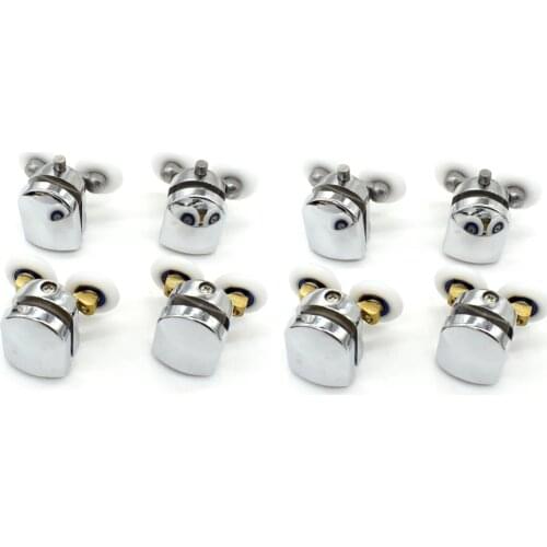 New 8pcs Double Zinc alloy Shower Door Enclosures Rollers Runners Wheels Pulleys 25mm Dia