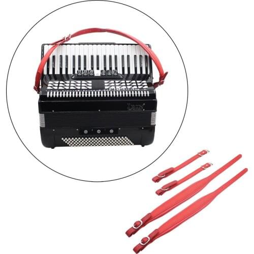 Accordion Universal Adjustable Leather Strap Musical Instrument Accessories