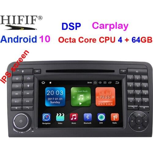 Octa Core 7''Car Android 10 Car DVD GPS Player For Mercedes Benz ML W164 W300 ML350 ML450 ML500 GL X164 G320 GL350 GL450 GL500