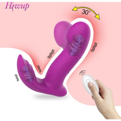 Wireless Remote Control G Spot Dildo Clitoris Stimulator Wearable Panty Vibrator Female Sex Toys Shop for Women Couples Adult 18