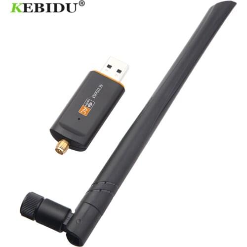 Kebidu 1200Mbps Wireless Wifi Adapter USB 3.0 Dual Band For Laptop Desktop 802.11ac Standard with Antenna Newest