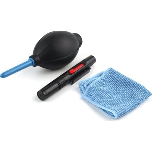 Hot Sale Camera Cleaning kit Cleaning Cloth Brush Air Blower In 1 Set Digital Dust Photography Professional Cleaner Air Blower