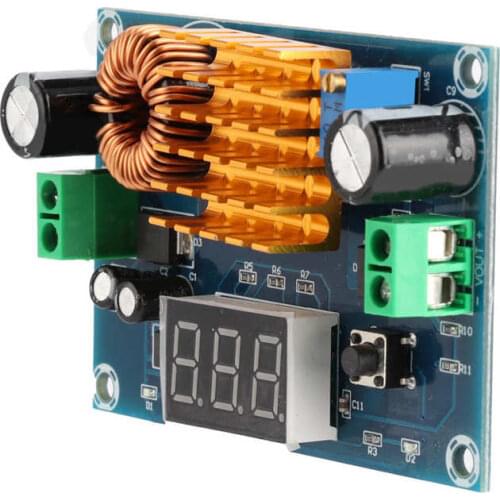 DC-DC Digital Boost Module High Power Step up Converter Board 4-35V to 5-45V 5A Voltage Controller