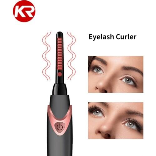 Electric Heated Makeup Eye Lashes Heated Eyelash Curler Portable Long Lasting speedy new Cosmetic Beauty Makeup Tool