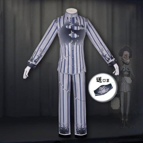 Identity V Cosplay Costumes Set Survivor Embalmer Aesop Carl Cosplay Costume Skin Dr. Luo Xia Cos Party Anime Cosplay Outfits