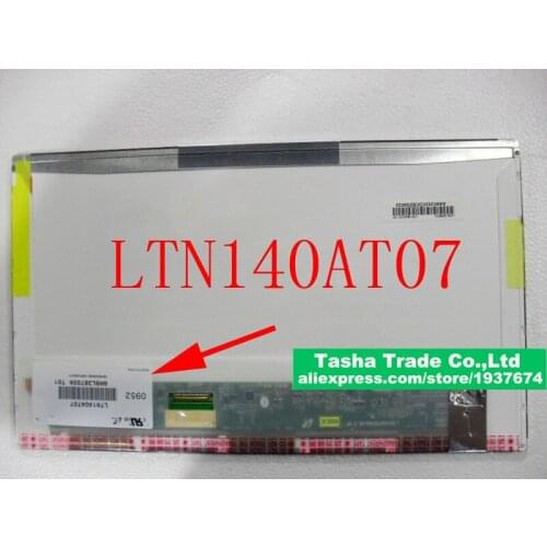 LTN140AT07 14.0 Laptop Screen Original HD 1366*768 LVDS 40pin