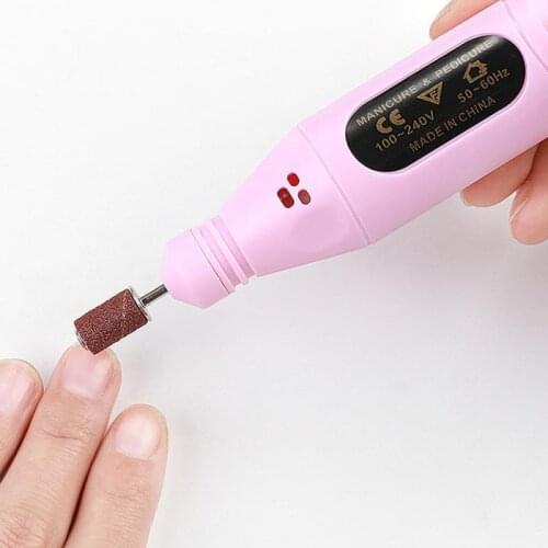 Nail polisher USB Charging Professional Electric Nail Drill Machine Polish Grinding Nail Art Manicure Tool Nail Art Machine