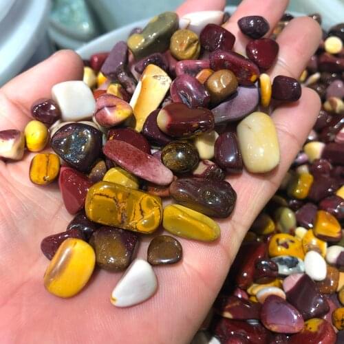 Natural agate polychromatic smooth put fish tank to watch perfect healing