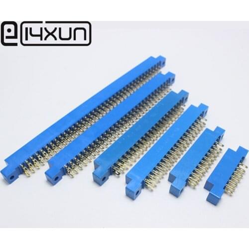 EClyxun 2pcs/lot PCB Mounting 805 Series 8/12/16/20/24/30/36/44/56/72Pin 3.96mm Pitch Card Edge Connector Solder Type Socket